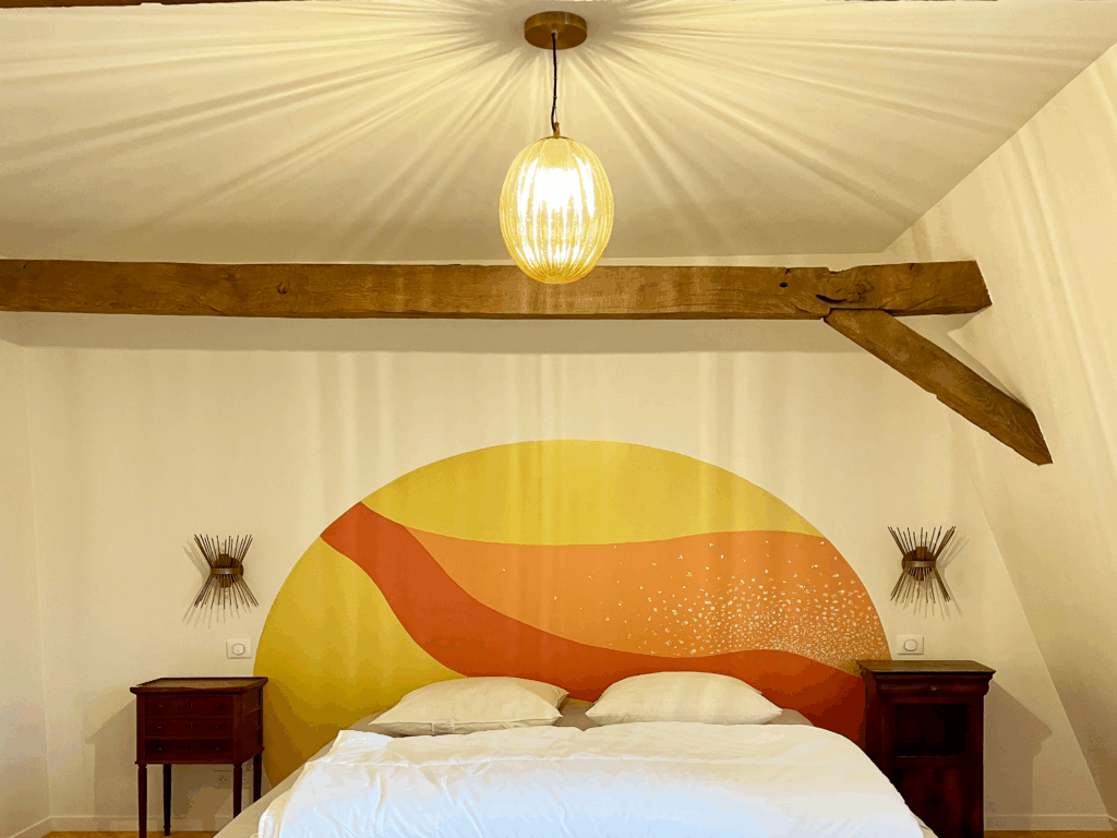 décoration-tête de lit- peinture-intérieure-chambre-bretenoux-46130-nuancea