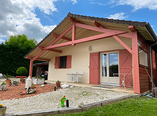 peinture-extérieure-chalet-bois-renovation-réfection-corrèze-beaulieu-sur-dordogne-19120-nuancea